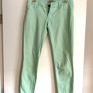 Mint Green Skinny Jeans by Refuge